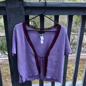Purple never used vest